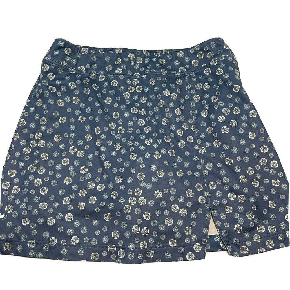 oxford golf Ladies Sz large blue Tennis pickleball skort stretch stretch pull on